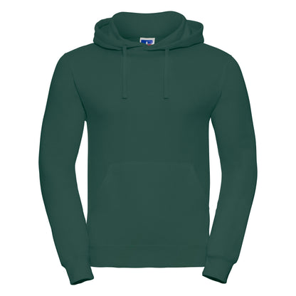 Bottle Green - Front - Russell Colour Mens Hooded Sweatshirt - Hoodie