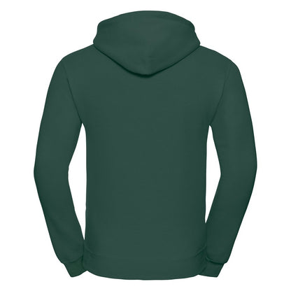 Bottle Green - Back - Russell Colour Mens Hooded Sweatshirt - Hoodie