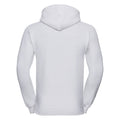White - Back - Russell Colour Mens Hooded Sweatshirt - Hoodie