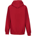 Classic Red - Back - Russell Colour Mens Hooded Sweatshirt - Hoodie