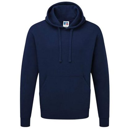French Navy - Front - Russell Colour Mens Hooded Sweatshirt - Hoodie