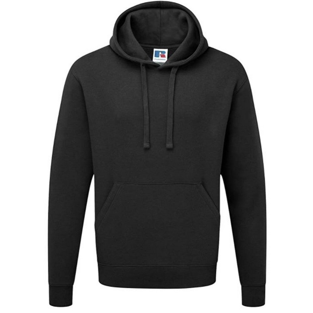 Black - Front - Russell Colour Mens Hooded Sweatshirt - Hoodie