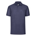 French Navy - Front - Jerzees Colours Mens Ultimate Cotton Short Sleeve Polo Shirt