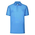 Burgundy - Back - Jerzees Colours Mens Ultimate Cotton Short Sleeve Polo Shirt