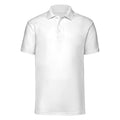 White - Front - Jerzees Colours Mens Ultimate Cotton Short Sleeve Polo Shirt