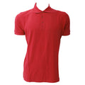 Classic Red - Back - Jerzees Colours Mens Ultimate Cotton Short Sleeve Polo Shirt
