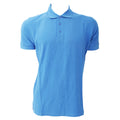 Sky Blue - Back - Jerzees Colours Mens Ultimate Cotton Short Sleeve Polo Shirt