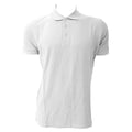 White - Back - Jerzees Colours Mens Ultimate Cotton Short Sleeve Polo Shirt