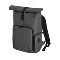 Granite Marl - Front - Quadra Q-tech Charge Roll Up Backpack