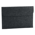 Charcoal Melange - Front - Bagbase Document Wallet