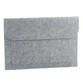 Grey Melange - Front - Bagbase Document Wallet