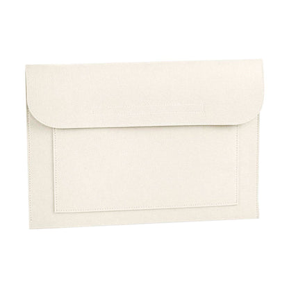 Soft White - Front - Bagbase Document Wallet