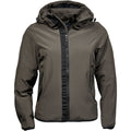 Dark Olive - Front - Tee Jays Womens-Ladies Urban Adventure Padded Jacket