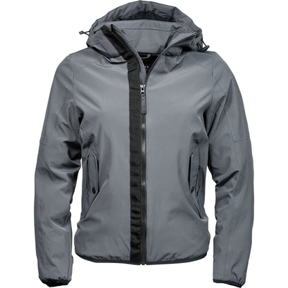 Space Grey - Front - Tee Jays Womens-Ladies Urban Adventure Padded Jacket