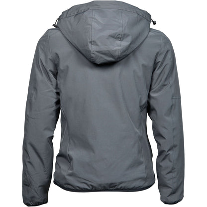 Space Grey - Back - Tee Jays Womens-Ladies Urban Adventure Padded Jacket
