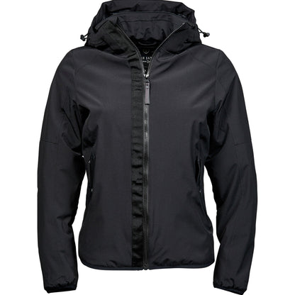 Black - Front - Tee Jays Womens-Ladies Urban Adventure Padded Jacket