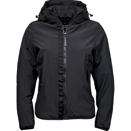 Black - Front - Tee Jays Womens-Ladies Urban Adventure Padded Jacket