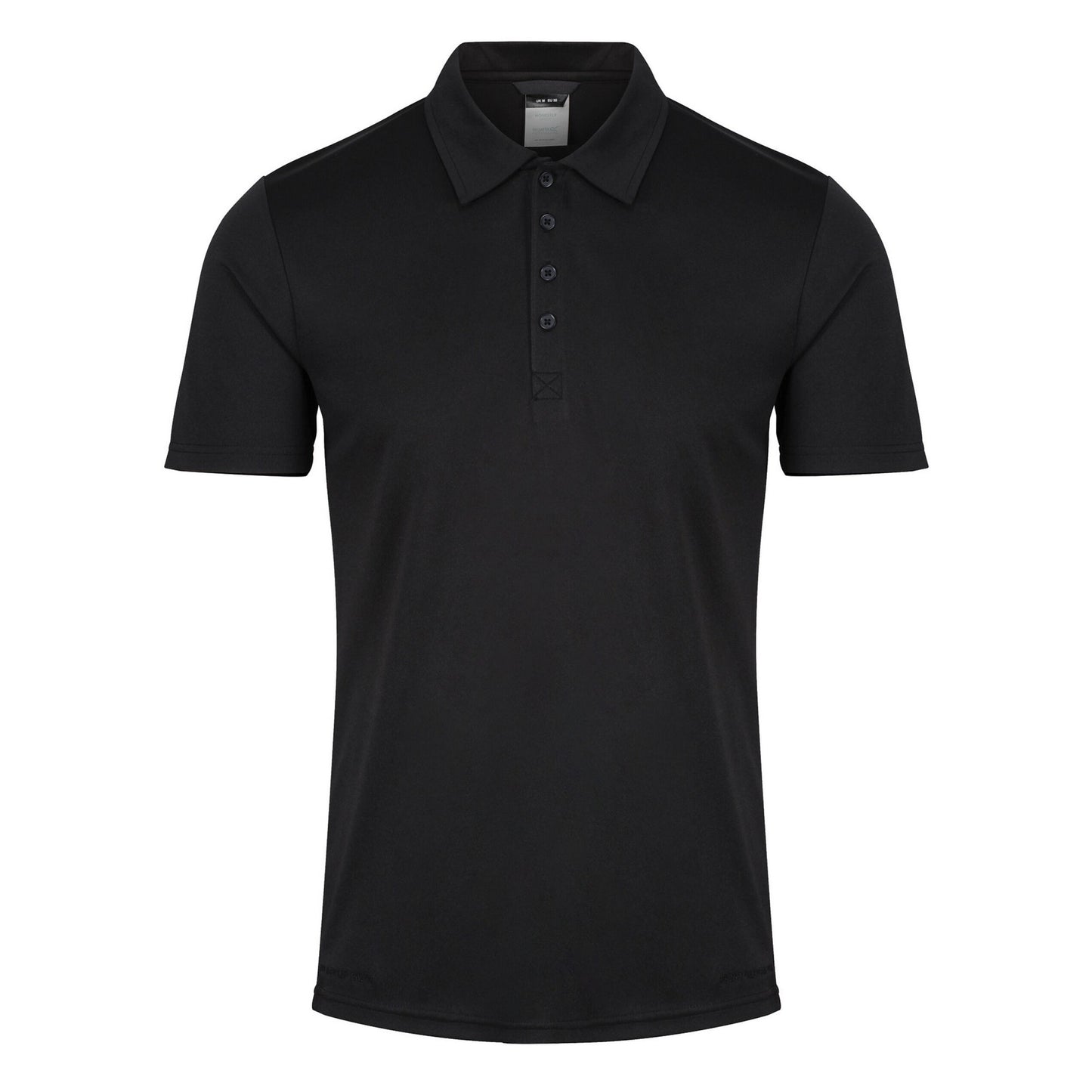 Black - Front - Regatta Mens Recycled Polo Shirt