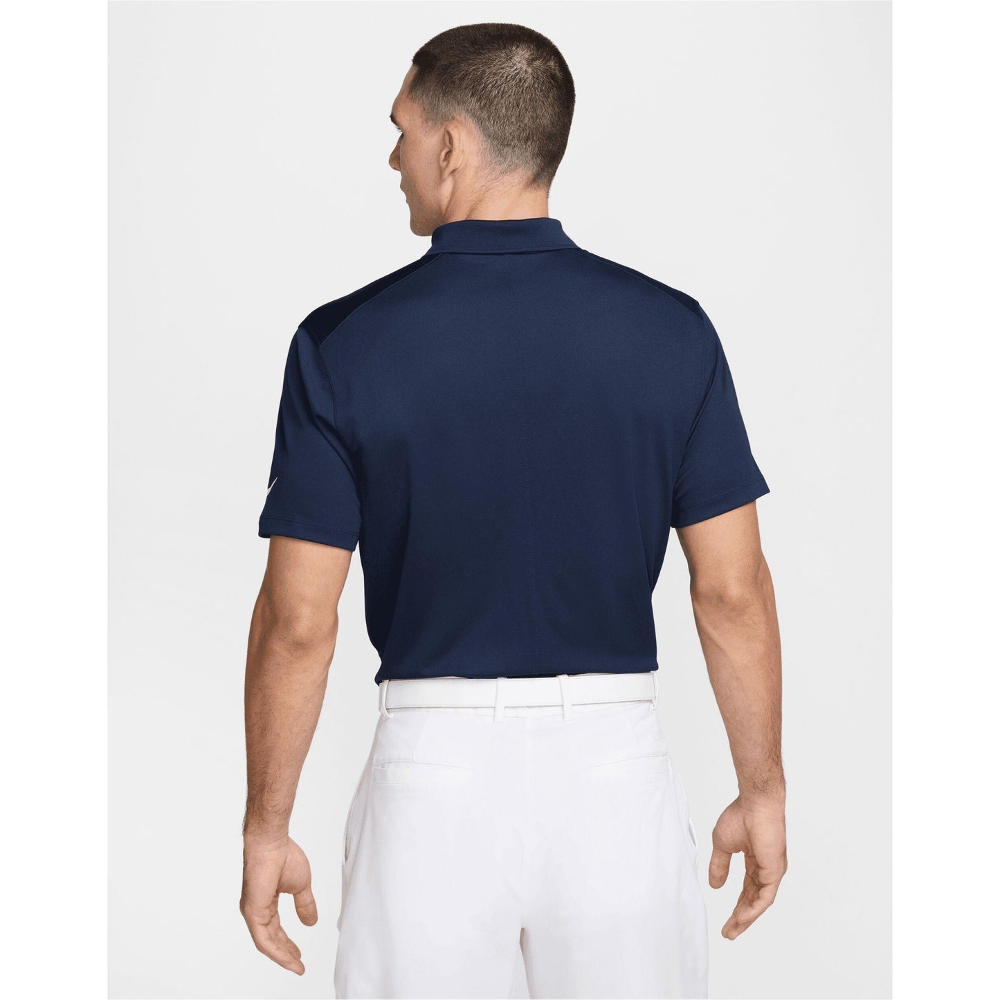 Obsidian Black-White - Back - Nike Mens Victory Dri-FIT Polo Shirt
