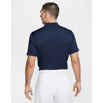 Obsidian Black-White - Back - Nike Mens Victory Dri-FIT Polo Shirt
