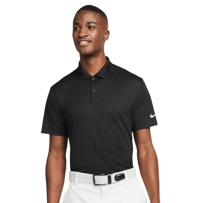 Black - Side - Nike Mens Victory Dri-FIT Polo Shirt