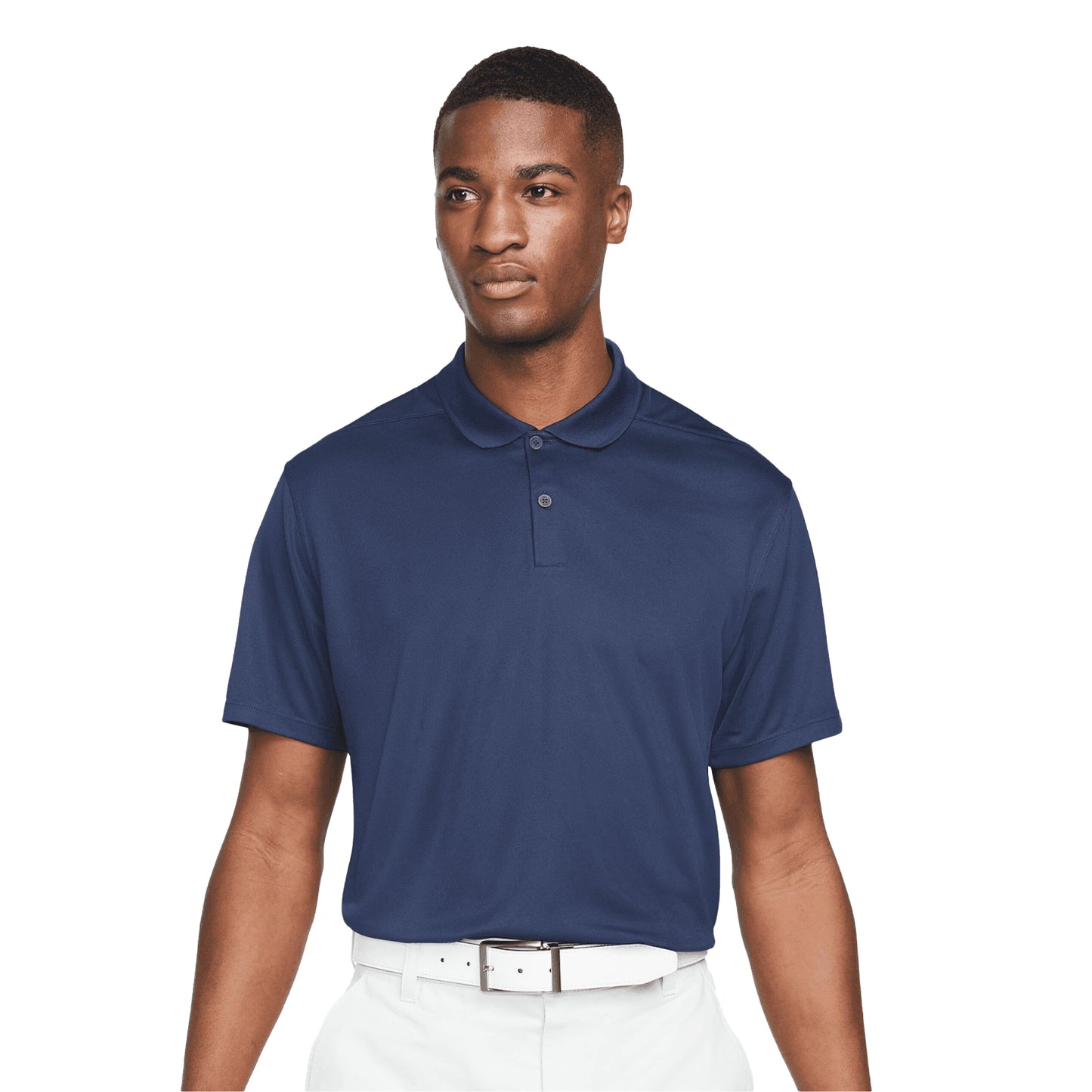 College Navy - Front - Nike Mens Victory Dri-FIT Polo Shirt