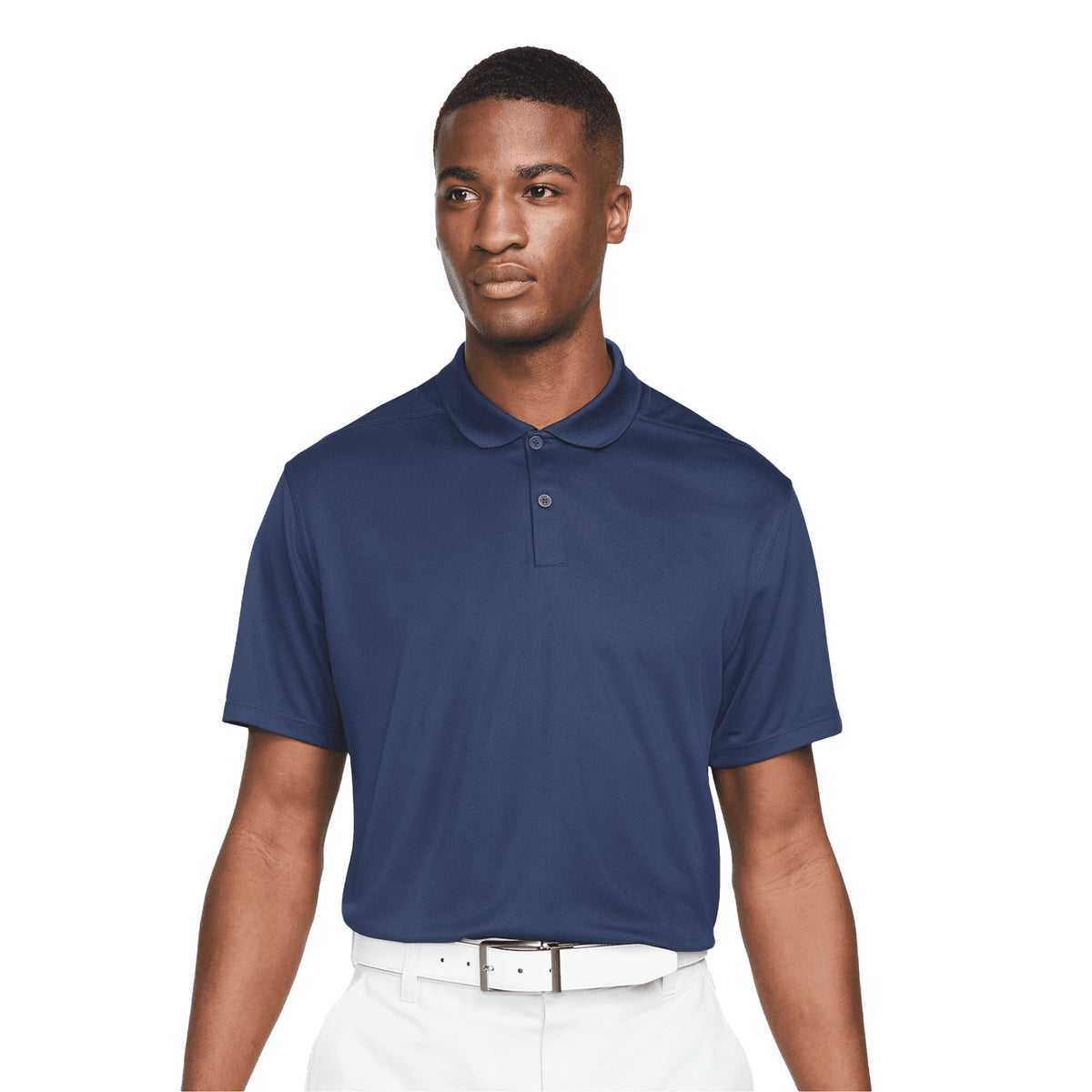 College Navy - Front - Nike Mens Victory Dri-FIT Polo Shirt