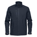 Navy - Front - Stormtech Mens Cascades Softshell Jacket