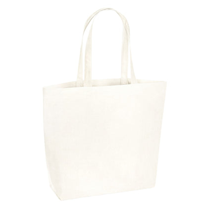 Sea Salt - Front - Westford Mill Maxi Organic Natural Dyed Tote Bag