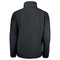 Black - Back - Jobman Mens Soft Shell Jacket