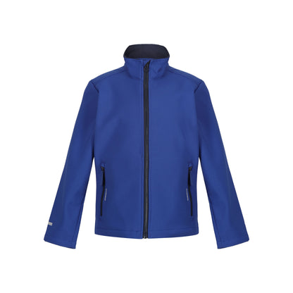 New Royal-Navy - Front - Regjun Childrens-Kids 2 Layer Soft Shell Jacket