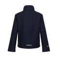 Navy - Back - Regjun Childrens-Kids 2 Layer Soft Shell Jacket