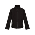 Black - Front - Regjun Childrens-Kids 2 Layer Soft Shell Jacket