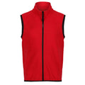 Classic Red-Black - Front - Regjun Mens Microfleece Body Warmer