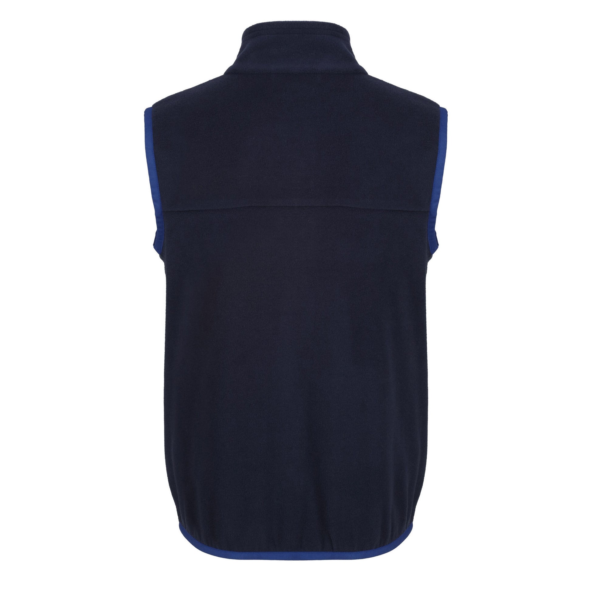 Navy-New Royal - Back - Regjun Mens Microfleece Body Warmer