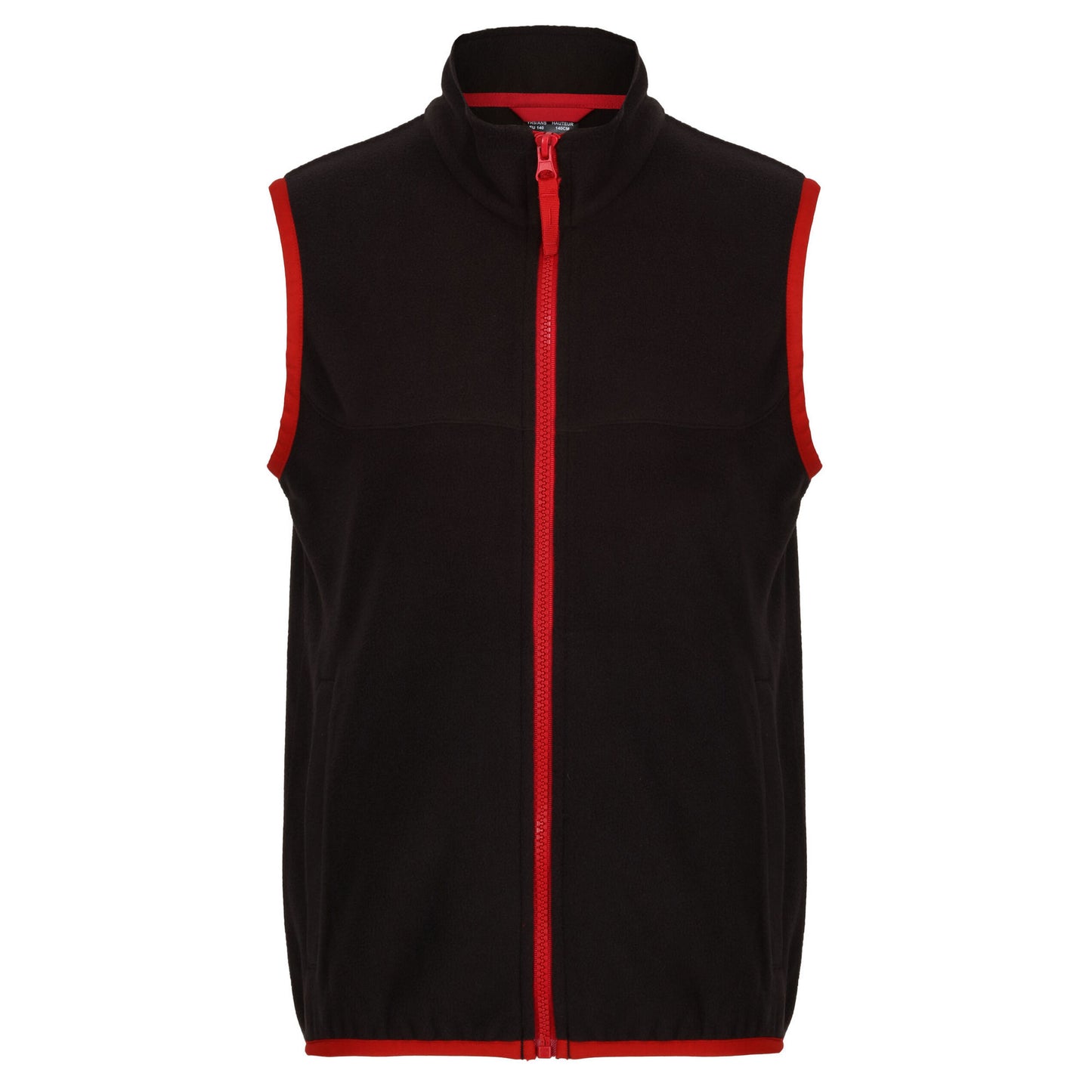 Black-Classic Red - Front - Regjun Mens Microfleece Body Warmer