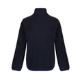 Navy-New Royal - Back - Regjun Boys Microfleece Full Zip Fleece Jacket