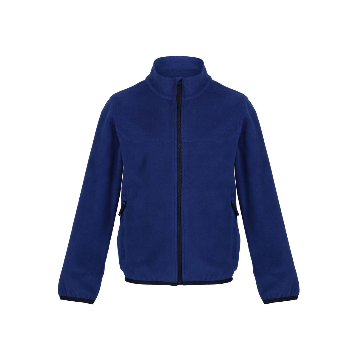New Royal-Navy - Front - Regjun Boys Microfleece Full Zip Fleece Jacket