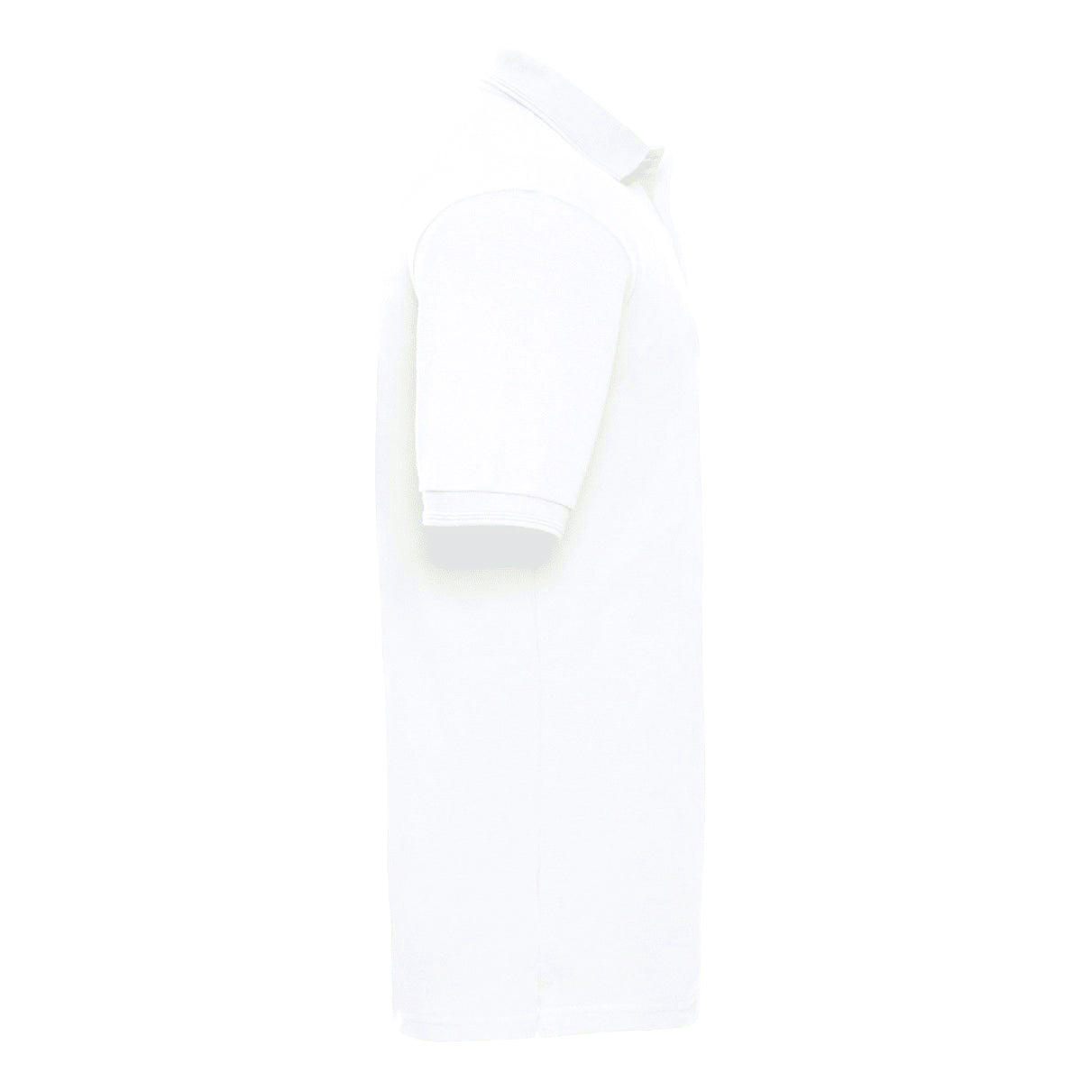 White - Lifestyle - Russell Mens Ripple Collar & Cuff Short Sleeve Polo Shirt
