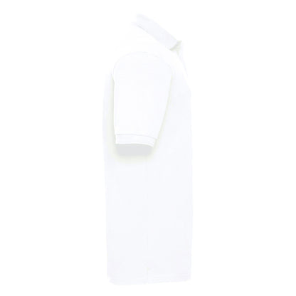 White - Lifestyle - Russell Mens Ripple Collar & Cuff Short Sleeve Polo Shirt