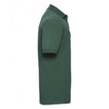 Bottle Green - Lifestyle - Russell Mens Ripple Collar & Cuff Short Sleeve Polo Shirt