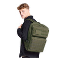 Military Green - Side - Bagbase Molle Tactical Backpack