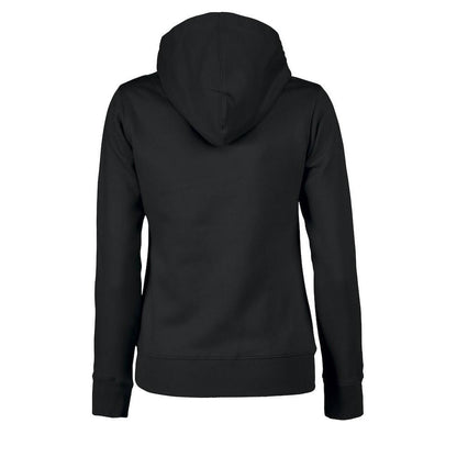Black - Back - Printer Womens-Ladies Fastpitch Hoodie