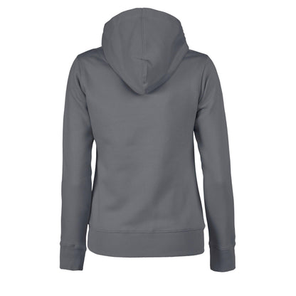 Steel Grey - Side - Printer Womens-Ladies Fastpitch Hoodie