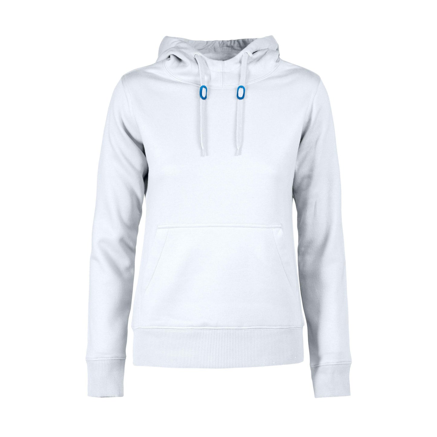 White - Back - Printer Womens-Ladies Fastpitch Hoodie