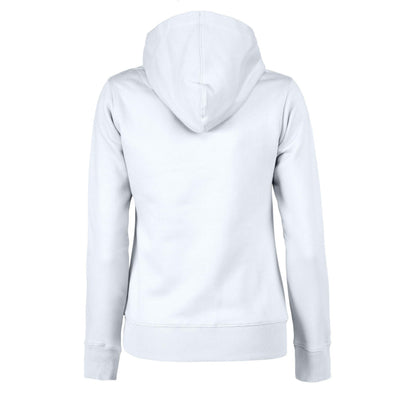 White - Side - Printer Womens-Ladies Fastpitch Hoodie
