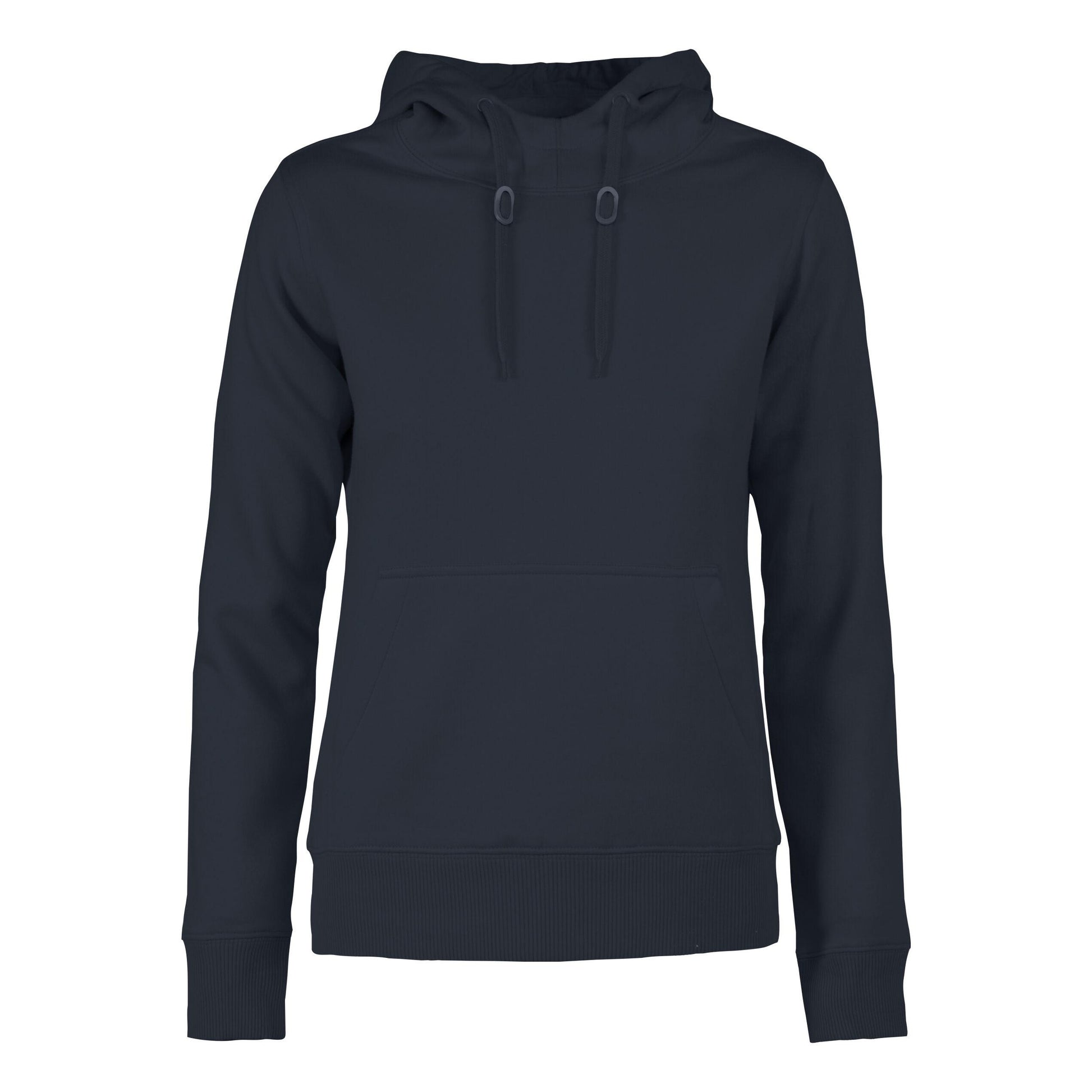 Dark Navy - Back - Printer Womens-Ladies Fastpitch Hoodie