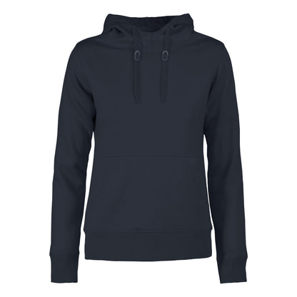 Dark Navy - Back - Printer Womens-Ladies Fastpitch Hoodie