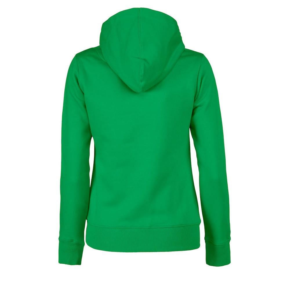 Fresh Green - Back - Printer Womens-Ladies Fastpitch Hoodie
