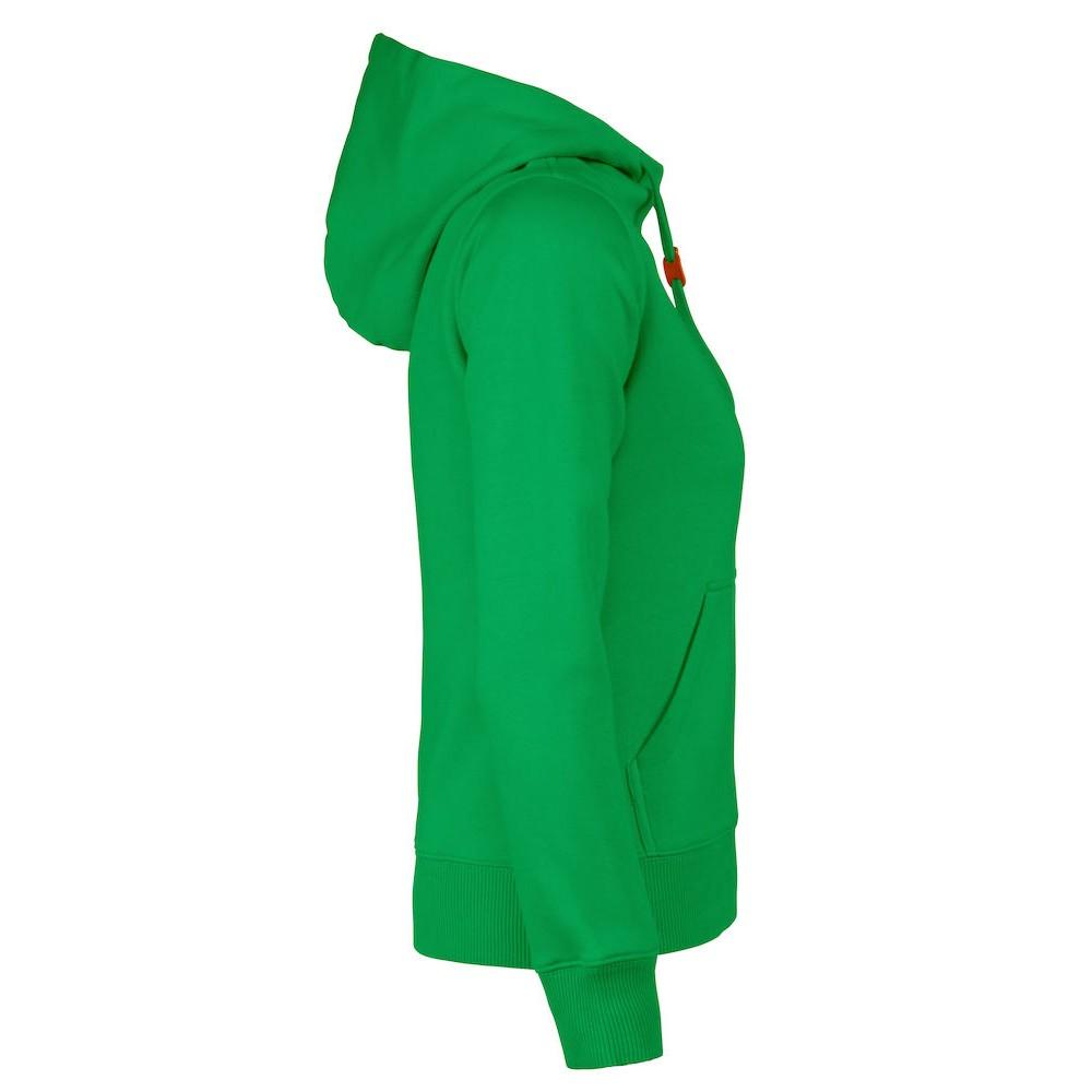 Fresh Green - Side - Printer Womens-Ladies Fastpitch Hoodie
